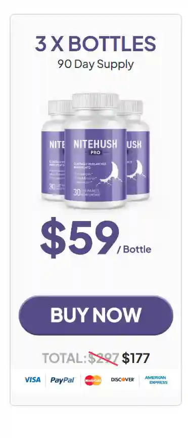 nitehush pro price - 3 Bottle